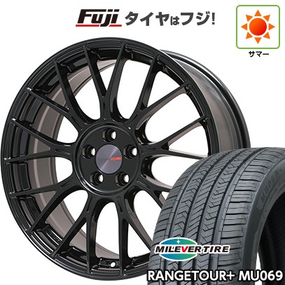 【新品国産車用5穴114.3】 夏タイヤ ホイール4本セット 235/60R18 ミレバー レンジツアープラスMU069（限定） ENKEI エンケイ PerformanceLine PFM1 フジオリジナルカラー 7.5J 18インチ(送料無料)