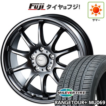 【新品国産車用5穴114.3】 夏タイヤ ホイール4本セット 225/65R17 ミレバー レンジツアープラスMU069(限定) ビッグウエイ BWスポーツ ZT10 7J 17インチ(送料無料)|フジコーポレーション