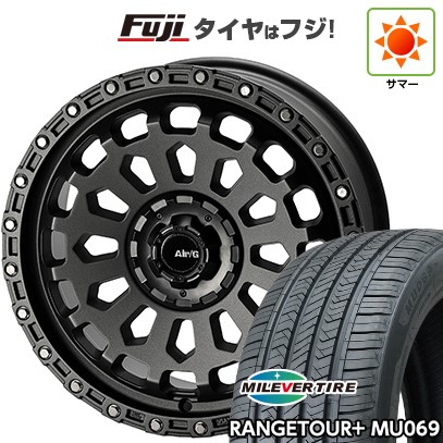 【新品国産車用5穴114.3】 夏タイヤ ホイール4本セット 225/65R17 ミレバー レンジツアープラスMU069(限定) フォーバイフォーエンジニア エアージー ヴァルカン 7J 17インチ(送料無料)