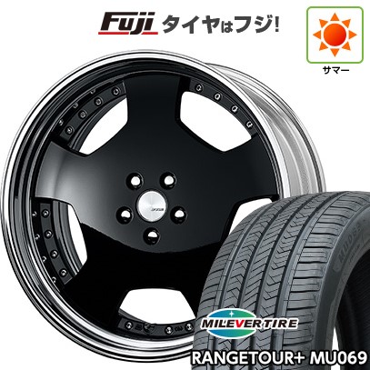 【新品国産車用5穴114.3】 夏タイヤ ホイール4本セット 245/35R21 ミレバー レンジツアープラスMU069(限定) WORK ワーク ランベック LDZ 8.5J 21インチ(送料無料)|フジコーポレーション