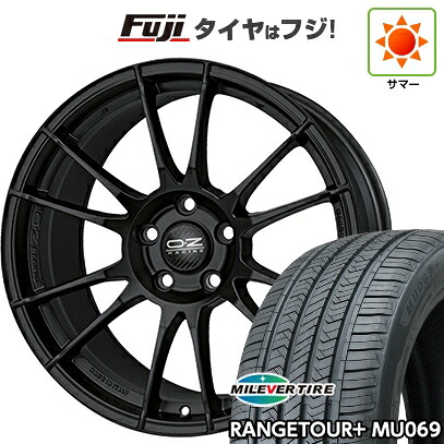 【新品国産車用5穴114.3】 夏タイヤ ホイール4本セット 235/60R18 ミレバー レンジツアープラスMU069（限定） OZ ウルトラレッジェーラ 8J 18インチ(送料無料)