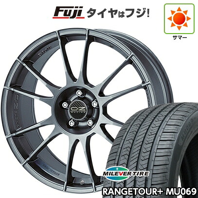 【新品国産車用5穴114.3】 夏タイヤ ホイール4本セット 235/60R18 ミレバー レンジツアープラスMU069（限定） OZ ウルトラレッジェーラ 8J 18インチ(送料無料)