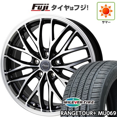 【新品国産車用5穴114.3】 夏タイヤ ホイール4本セット 235/60R18 ミレバー レンジツアープラスMU069（限定） ホットスタッフ クロノス CH-113 8J 18インチ(送料無料)