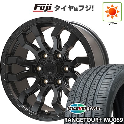 【新品】プラド/ハイラックス 夏タイヤ ホイール4本セット 265/65R17 ミレバー レンジツアープラスMU069（限定） トピー ヴァブロ RR-01【限定】 8J 17インチ(送料無料)