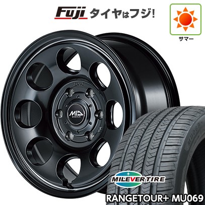 【新品】プラド/ハイラックス 夏タイヤ ホイール4本セット 265/65R17 ミレバー レンジツアープラスMU069（限定） MID WHEELS ガルシア パーム8 8J 17インチ(送料無料)