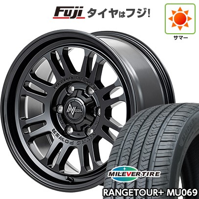 【新品】プラド/ハイラックス 夏タイヤ ホイール4本セット 265/65R17 ミレバー レンジツアープラスMU069(限定) MID WHEELS NITRO POWER M16 アサルト 8J 17インチ(送料無料)|フジコーポレーション