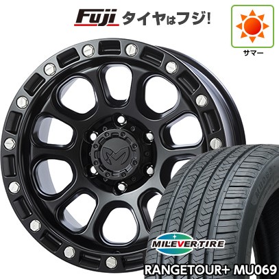 【新品】プラド/ハイラックス 夏タイヤ ホイール4本セット 265/65R17 ミレバー レンジツアープラスMU069(限定) トライスター MKW M204 JP Spec 8J 17インチ(送料無料)