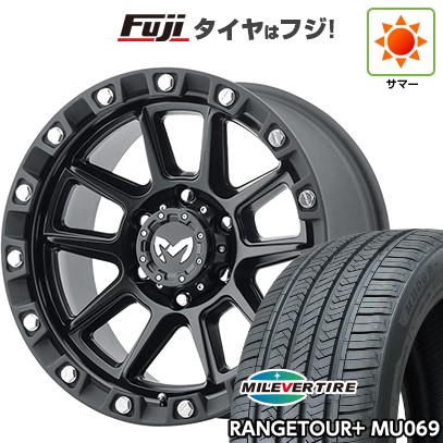 【新品】プラド/ハイラックス 夏タイヤ ホイール4本セット 265/65R17 ミレバー レンジツアープラスMU069（限定） トライスター MKW M205 US Spec 8.5J 17インチ(送料無料)
