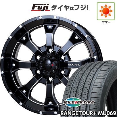 【新品】プラド/ハイラックス 夏タイヤ ホイール4本セット 265/65R17 ミレバー レンジツアープラスMU069（限定） トライスター MKW MK-46 M/L+ 8J 17インチ(送料無料)｜フジコーポレーション