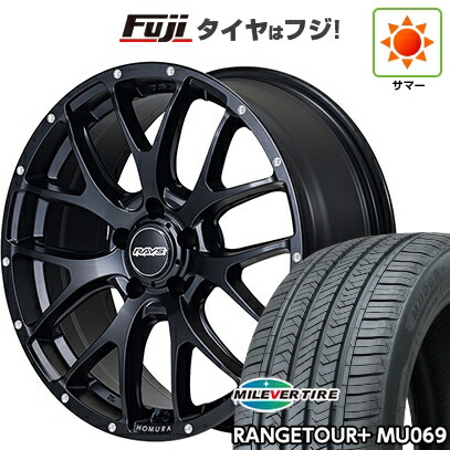 【新品国産車用5穴114.3】 夏タイヤ ホイール4本セット 235/50R18 ミレバー レンジツアープラスMU069（限定） RAYS レイズ ホムラ 2X7FA 7.5J 18インチ(送料無料)