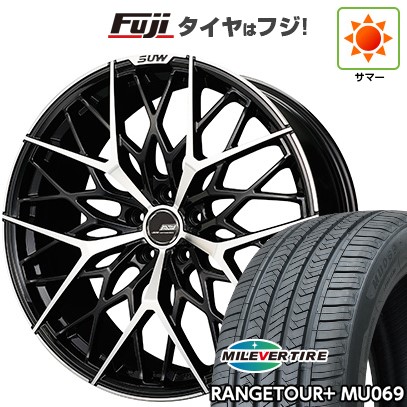 【新品国産車用5穴114.3】 夏タイヤ ホイール4本セット 245/35R21 ミレバー レンジツアープラスMU069（限定） クライメイト SUW アリアM5 9J 21インチ(送料無料)