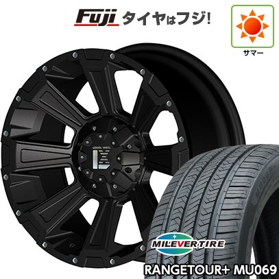 【新品】プラド/ハイラックス 夏タイヤ ホイール4本セット 265/65R17 ミレバー レンジツアープラスMU069（限定） オフビート レクセル デスロック 8.5J 17インチ(送料無料)｜フジコーポレーション