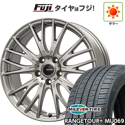 【新品国産車用5穴114.3】 夏タイヤ ホイール4本セット 235/50R18 ミレバー レンジツアープラスMU069（限定） コーセイ クレイシズ SE48 8J 18インチ(送料無料)