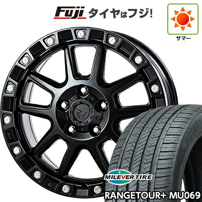 【新品国産車用5穴114.3】 夏タイヤ ホイール4本セット 235/50R18 ミレバー レンジツアープラスMU069（限定） トライスター MKW M205 JP Spec 8J 18インチ(送料無料)