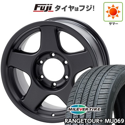 【新品】プラド/ハイラックス 夏タイヤ ホイール4本セット 265/65R17 ミレバー レンジツアープラスMU069（限定） フォーバイフォーエンジニア ブラッドレー V 9J 17インチ(送料無料)