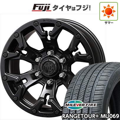 【新品】プラド/ハイラックス 夏タイヤ ホイール4本セット 265/65R17 ミレバー レンジツアープラスMU069（限定） クリムソン マーテルギア(MG) ゴーレム 8J 17インチ(送料無料)