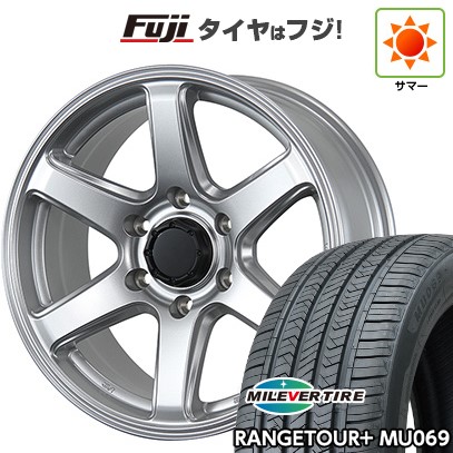 【新品】プラド/ハイラックス 夏タイヤ ホイール4本セット 265/65R17 ミレバー レンジツアープラスMU069(限定) トピー ME-A 7.5J 17インチ(送料無料)|フジコーポレーション