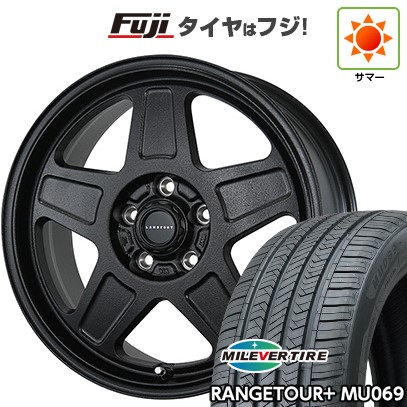 【新品国産車用5穴114.3】 夏タイヤ ホイール4本セット 225/65R17 ミレバー レンジツアープラスMU069(限定) トピー ランドフット GWD 数量限定 7J 17インチ(送料無料)｜フジコーポレーション