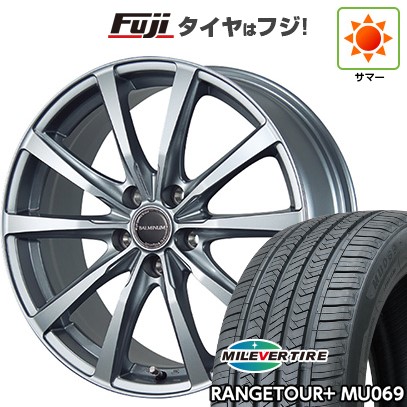 【新品国産車用5穴114.3】 夏タイヤ ホイール4本セット 225/65R17 ミレバー レンジツアープラスMU069(限定) ブリヂストン バルミナ LS10 7J 17インチ(送料無料) 61,930円