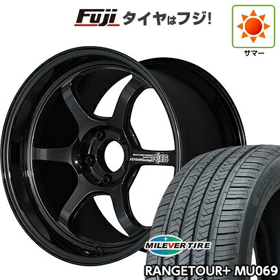 【新品国産車用5穴114.3】 夏タイヤ ホイール4本セット 245/45R20 ミレバー レンジツアープラスMU069(限定) ヨコハマ アドバンレーシング R6 9J 20インチ(送料無料)|フジコーポレーション