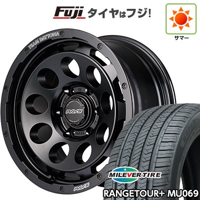 【新品】プラド/ハイラックス 夏タイヤ ホイール4本セット 265/65R17 ミレバー レンジツアープラスMU069（限定） RAYS レイズ デイトナ D9 8.5J 17インチ(送料無料)