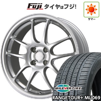 【新品国産車用5穴114.3】 夏タイヤ ホイール4本セット 225/65R17 ミレバー レンジツアープラスMU069(限定) ENKEI エンケイ PF01 17インチ(送料無料)|フジコーポレーション
