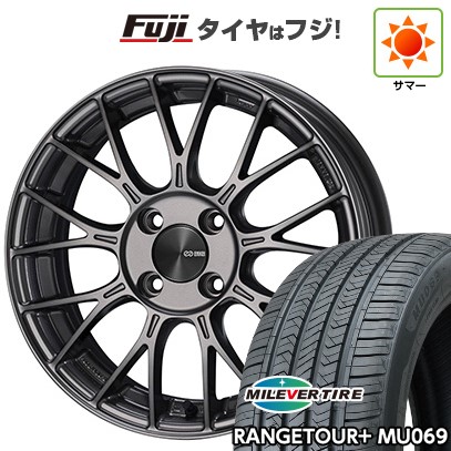【新品国産車用5穴114.3】 夏タイヤ ホイール4本セット 225/65R17 ミレバー レンジツアープラスMU069(限定) ENKEI エンケイ PFM1 17インチ(送料無料)