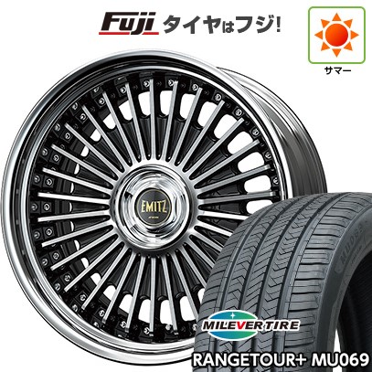 【新品国産車用5穴114.3】 夏タイヤ ホイール4本セット 245/35R21 ミレバー レンジツアープラスMU069（限定） WORK ワーク イミッツ 8.5J 21インチ(送料無料)