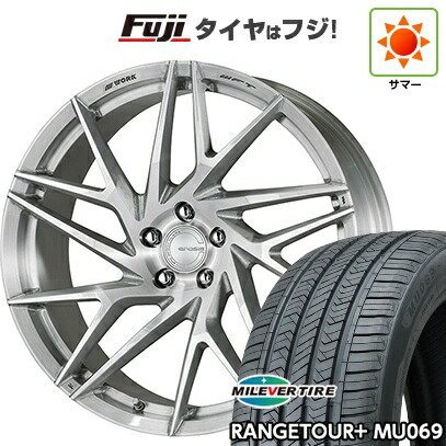 【新品国産車用5穴114.3】 夏タイヤ ホイール4本セット 245/35R21 ミレバー レンジツアープラスMU069（限定） WORK ワーク グノーシスIS 105【限定】 9J 21インチ(送料無料)｜フジコーポレーション 105,700円