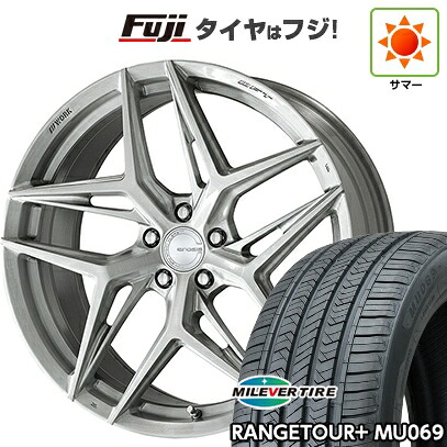 【新品国産車用5穴114.3】 夏タイヤ ホイール4本セット 245/35R21 ミレバー レンジツアープラスMU069（限定） WORK ワーク グノーシスIS 205【限定】 9J 21インチ(送料無料)