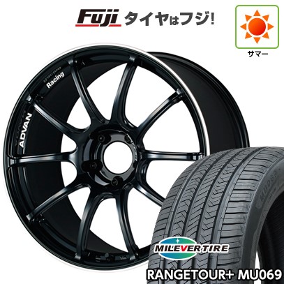 【新品国産車用5穴114.3】 夏タイヤ ホイール4本セット 235/40R19 ミレバー レンジツアープラスMU069（限定） ヨコハマ アドバンレーシング RZII 8J 19インチ(送料無料)