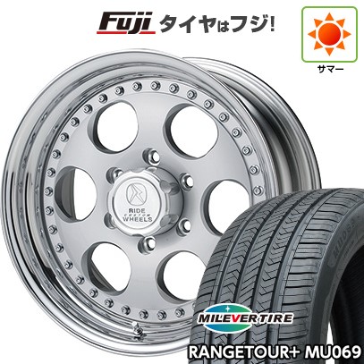 【新品】プラド/ハイラックス 夏タイヤ ホイール4本セット 265/65R17 ミレバー レンジツアープラスMU069（限定） エルフォード ブラッドストック 3P 8J 17インチ(送料無料)