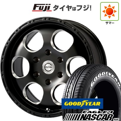 【新品】ハイエース200系 夏タイヤ ホイール4本セット 215/65R16 109/107R グッドイヤー イーグル ナンバーワン ナスカー プラス エルフォード ブラッドストック 1P 7J 16インチ(送料無料)