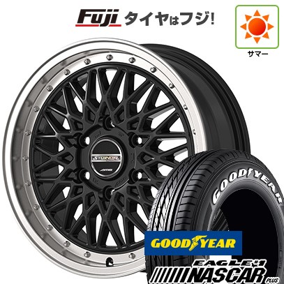 【新品】ハイエース200系 夏タイヤ ホイール4本セット 215/65R16 109/107R グッドイヤー イーグル ナンバーワン ナスカー プラス 共豊 シュタイナー FTX 6.5J 16インチ(送料無料)|フジコーポレーション
