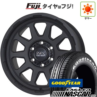 【新品】ハイエース200系 夏タイヤ ホイール4本セット 195/80R15 107/105N グッドイヤー イーグル ナンバーワン ナスカー プラス ホットスタッフ マッドクロス レンジャー 6J 15インチ(送料無料)|フジコーポレーション