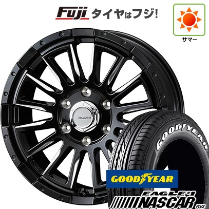 【新品】ハイエース200系 夏タイヤ ホイール4本セット 215/60R17 109/107R グッドイヤー イーグル ナンバーワン ナスカー プラス WEDS ウェッズアドベンチャー マッコイズ RV-5 6.5J 17インチ(送料無料)