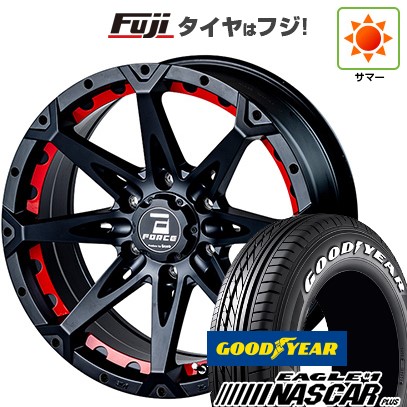 【新品】ハイエース200系 夏タイヤ ホイール4本セット 215/65R16 109/107R グッドイヤー イーグル ナンバーワン ナスカー プラス フォース デナリ 6.5J 16インチ(送料無料)