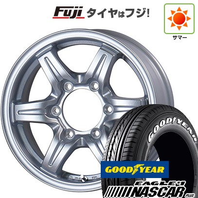 【新品】ハイエース200系 夏タイヤ ホイール4本セット 215/65R16 109/107R グッドイヤー イーグル ナンバーワン ナスカー プラス TWS グランヴァード NEO 7J 16インチ(送料無料)｜フジコーポレーション