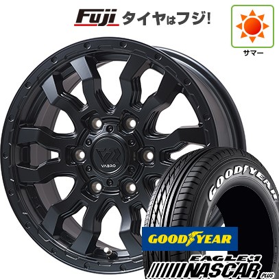 【新品】ハイエース200系 夏タイヤ ホイール4本セット 195/80R15 107/105N グッドイヤー イーグル ナンバーワン ナスカー プラス トピー ヴァブロ RR-01【限定】 6J 15インチ(送料無料)