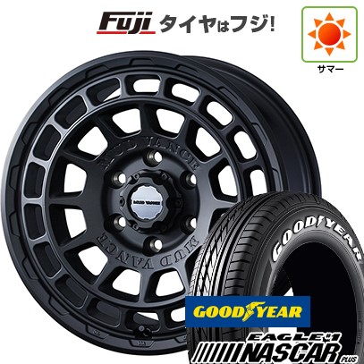 【新品】ハイエース200系 夏タイヤ ホイール4本セット 215/65R16 109/107R グッドイヤー イーグル ナンバーワン ナスカー プラス WEDS ウェッズアドベンチャー マッドヴァンス X タイプF 6.5J 16インチ(送料無料)｜フジコーポレーション