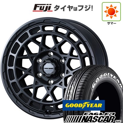 【新品】キャラバン 夏タイヤ ホイール4本セット 215/65R16 109/107R グッドイヤー イーグル ナンバーワン ナスカー プラス WEDS ウェッズアドベンチャー マッドヴァンス X タイプM 6.5J 16インチ(送料無料)
