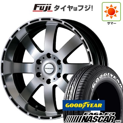 【新品】ハイエース200系 夏タイヤ ホイール4本セット 215/60R17 109/107R グッドイヤー イーグル ナンバーワン ナスカー プラス レベルソン DR8 7J 17インチ(送料無料)｜フジコーポレーション