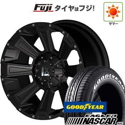 【新品】ハイエース200系 夏タイヤ ホイール4本セット 215/65R16 109/107R グッドイヤー イーグル ナンバーワン ナスカー プラス オフビート レクセル デスロック 7J 16インチ(送料無料)