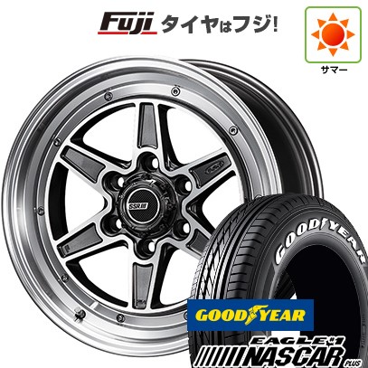 【新品】ハイエース200系 夏タイヤ ホイール4本セット 215/65R16 109/107R グッドイヤー イーグル ナンバーワン ナスカー プラス SSR ディバイド MK6 6.5J 16インチ(送料無料)