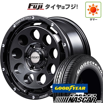 【新品】ハイエース200系 夏タイヤ ホイール4本セット 215/65R16 109/107R グッドイヤー イーグル ナンバーワン ナスカー プラス RAYS レイズ デイトナ D9 SPEC-M 6.5J 16インチ(送料無料)｜フジコーポレーション 132,350円