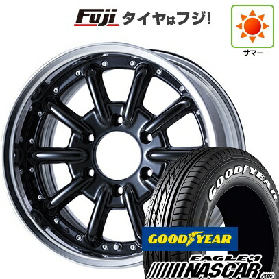 【新品】ハイエース200系 夏タイヤ ホイール4本セット 215/65R16 109/107R グッドイヤー イーグル ナンバーワン ナスカー プラス エセックス ENCB 2P 16インチ(送料無料)