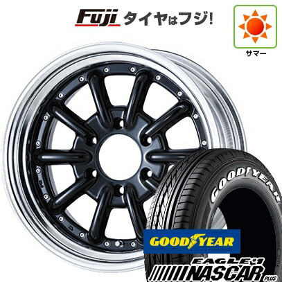 【新品】ハイエース200系 夏タイヤ ホイール4本セット 215/60R17 109/107R グッドイヤー イーグル ナンバーワン ナスカー プラス エセックス ENCB 2P 17インチ(送料無料)