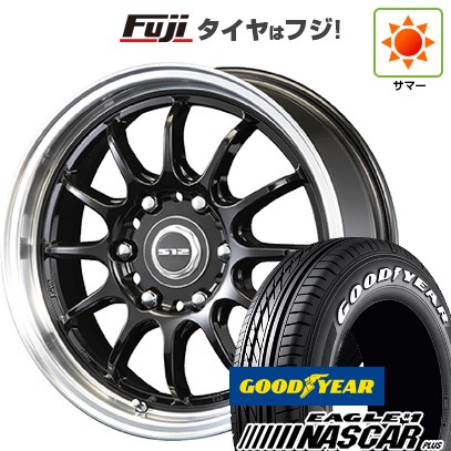 【新品】ハイエース200系 夏タイヤ ホイール4本セット 215/60R17 109/107R グッドイヤー イーグル ナンバーワン ナスカー プラス ボクシースタイル S12 6.5J 17インチ(送料無料)｜フジコーポレーション 113,950円