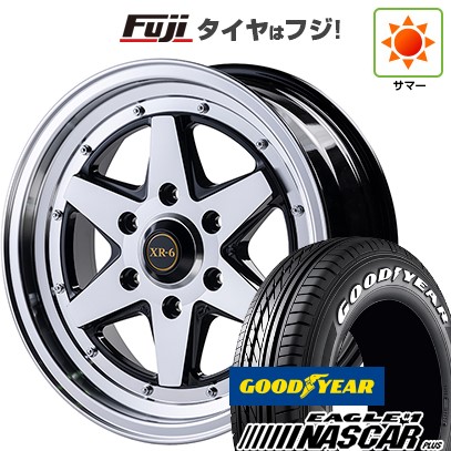 【新品】ハイエース200系 夏タイヤ ホイール4本セット 215/60R17 109/107R グッドイヤー イーグル ナンバーワン ナスカー プラス ファブレス ヴァローネ XR-6 1P 6.5J 17インチ(送料無料)