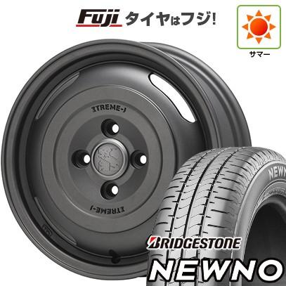 【新品 軽自動車】N-BOX タント スペーシア 夏タイヤ ホイール4本セット 155/65R14 ブリヂストン ニューノ(限定) MLJ エクストリームJ ジャーニー 14インチ(送料無料)｜フジコーポレーション